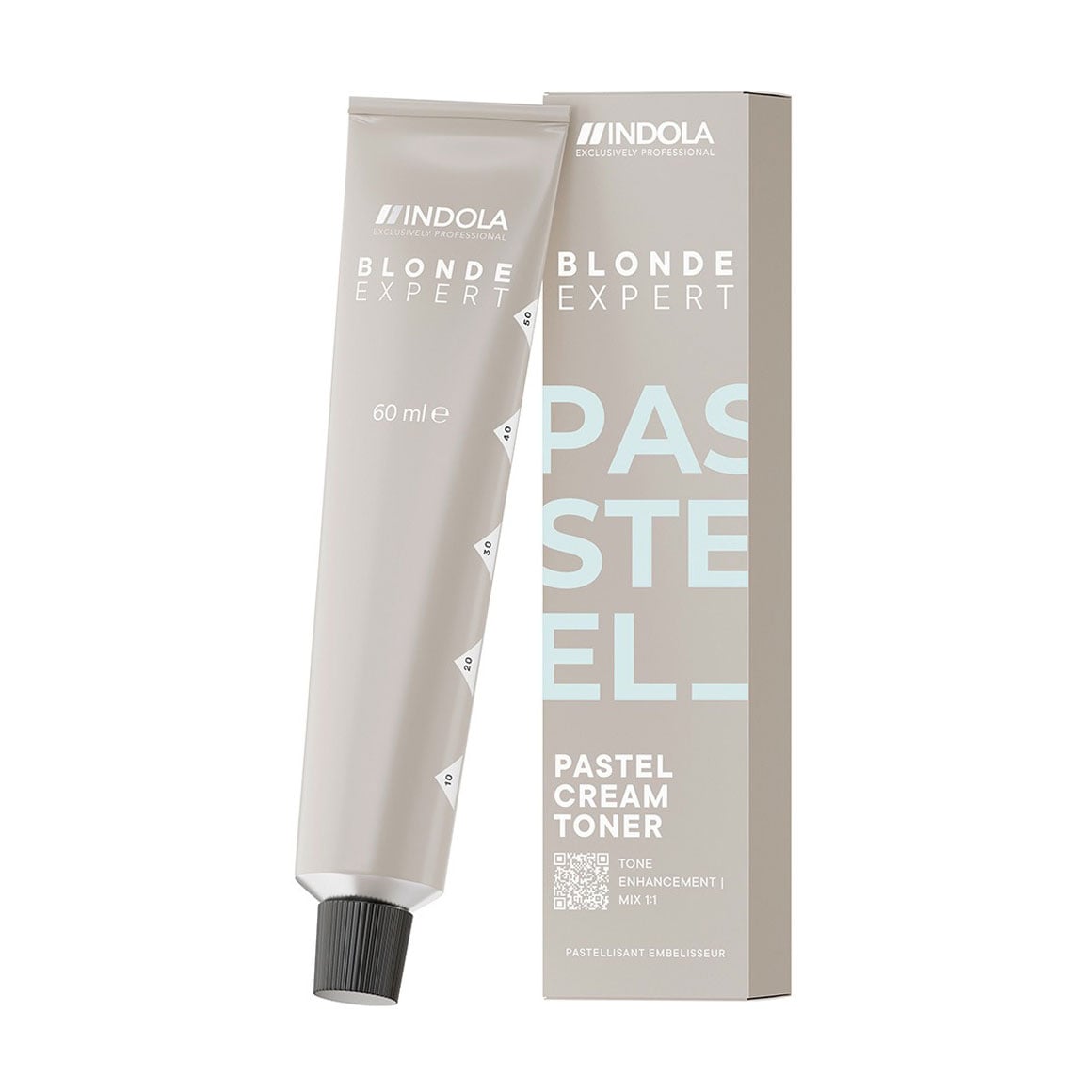 Перманентна крем-фарба для тонування волосся у пастельні відтінки Indola Blonde Expert Pastel Cream Toner, P.16 Ash Red, 60 мл